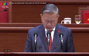 Tổng Bí thư Tô Lâm thay mặt BCH Trung ương Đảng khóa XIV phát biểu ý kiến