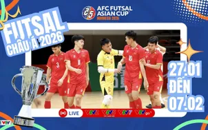 CHÍNH THỨC: VTV trực tiếp VCK Futsal châu Á 2026