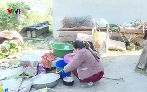 Nước sạch cho đồng bào biên giới sau lũ