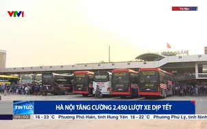 Hà Nội tăng cường 2.450 lượt xe dịp Tết