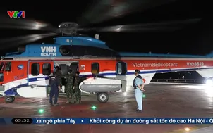 Cấp cứu thành công bệnh nhân từ trường sa bằng trực thăng