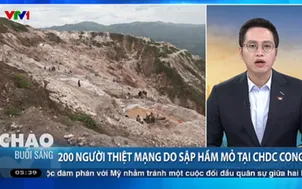 200 người thiệt mạng do sập hầm mỏ tại miền Đông Congo