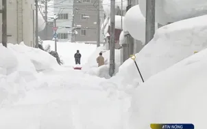Nhật Bản phát cảnh báo do tuyết rơi dày