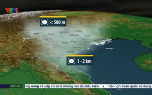 Bắc Bộ, Bắc Trung Bộ sương mù dày ảnh hưởng giao thông