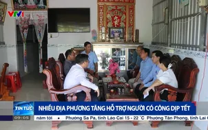 Nhiều địa phương tăng hỗ trợ người có công dịp Tết 