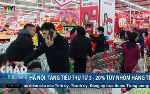 Hà Nội: Tiêu thụ dịp Tết tăng từ 3 - 20% tùy nhóm hàng