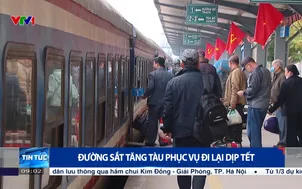 Đường sắt tăng tàu phục vụ đi lại dịp Tết