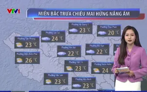 Bản tin thời tiết 18h45 - 12/02/2026