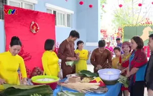 Xuân ấm ở ngôi nhà hậu phương