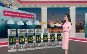 Bản tin thời tiết 19h45 - 22/02/2026