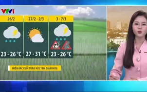 Bản tin thời tiết 5h30 - 26/02/2026