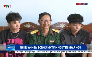 Nhiều anh em song sinh tình nguyện nhập ngũ