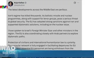 Châu Âu phản ứng khẩn cấp về xung đột tại Trung Đông