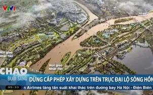 Dừng cấp phép xây dựng trên trục đại lộ sông Hồng