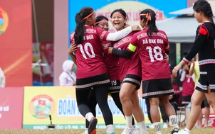 Hấp dẫn ngày thi đấu thứ hai Giải bóng đá nữ các dân tộc thiểu số Cúp VTV5