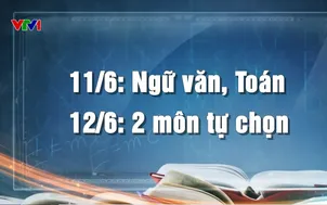 Thi tốt nghiệp Trung học phổ thông vào 11, 12/6