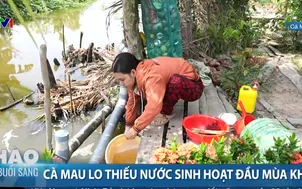 Cà Mau lo thiếu nước sinh hoạt đầu mùa khô