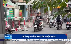 Cháy quán ăn, 2 người thiệt mạng