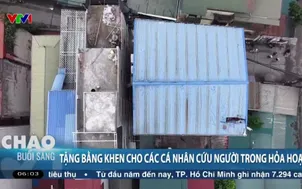 Hà Nội: Khen thưởng 7 cá nhân cứu người trong vụ cháy tại Lĩnh Nam