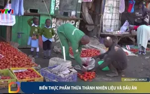 Biến thực phẩm thừa thành nhiên liệu và dầu ăn