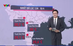 Bản tin thời tiết 18h45 - 10/4/2026