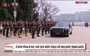 Lễ đón Tổng Bí thư, Chủ tịch nước thăm cấp Nhà nước Trung Quốc