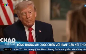 Tổng thống Mỹ: Cuộc chiến với Iran "gần kết thúc"