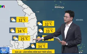 Bản tin thời tiết 6h30 - 25/4/2026