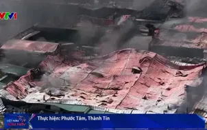 Khống chế cháy lớn tại Khu kinh tế Nhơn Hội