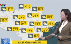 Bản tin thời tiết 6h30 - 27/4/2026