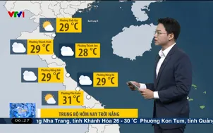 Bản tin thời tiết 6h30 - 01/5/2026