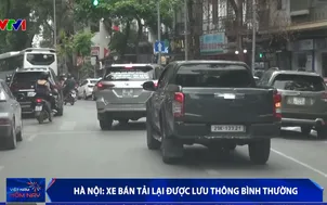 Hà Nội: Xe bán tải lại được lưu thông bình thường