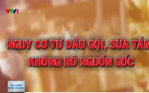 Nguy cơ từ dầu gội, sữa tắm không rõ nguồn gốc