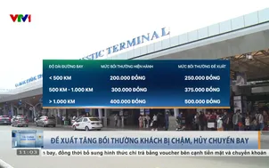 Đề xuất tăng bồi thường khách bị chậm, hủy chuyến bay 