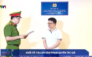 Khởi tố 7 bị can xâm phạm quyền tác giả