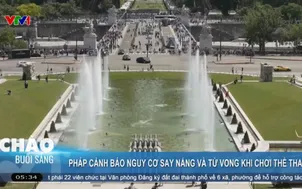Pháp cảnh báo nguy cơ say nắng và tử vong khi chơi thể thao
