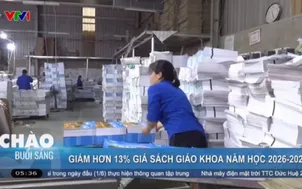 Giảm hơn 13% giá sách giáo khoa năm học 2026-2027