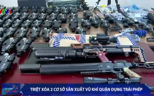 Triệt xóa 2 cơ sở sản xuất vũ khí quân dụng trái phép