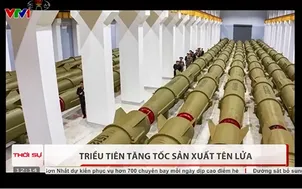 Triều Tiên tăng tốc sản xuất tên lửa