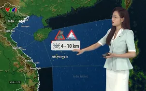 Bản tin thời tiết 9h10 - 10/6/2026