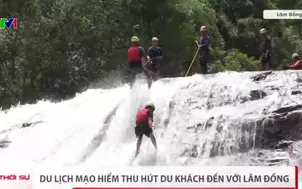Du lịch mạo hiểm thu hút du khách đến với Lâm Đồng