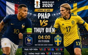 TRỰC TIẾP FIFA World Cup 2026™| Pháp - Thụy Điển: Bài học từ Đức, Hà Lan