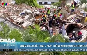 Venezuela quốc tang 7 ngày tưởng nhớ nạn nhân động đất