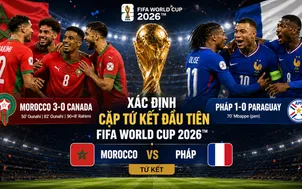 Xác định cặp đấu tứ kết đầu tiên tại FIFA World Cup 2026™