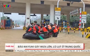 Bão Maysak gây mưa lớn, lũ lụt ở Trung Quốc