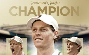 Sinner vô địch Wimbledon, lập loạt cột mốc và vượt mặt Alcaraz