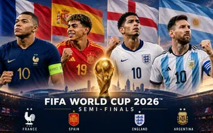 Bán kết FIFA World Cup 2026™ vắng bóng "ngựa ô": Trật tự làng bóng đá ổn định nhất sau hơn 3 thập kỷ