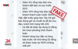 Cảnh giác fanpage giả mạo lừa đảo đặt chỗ