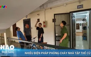 Nhiều biện pháp phòng cháy nhà tập thể cũ