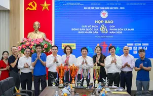 Gần 140 VĐV tranh tài tại Giải vô địch bóng bàn quốc gia Báo Nhân Dân